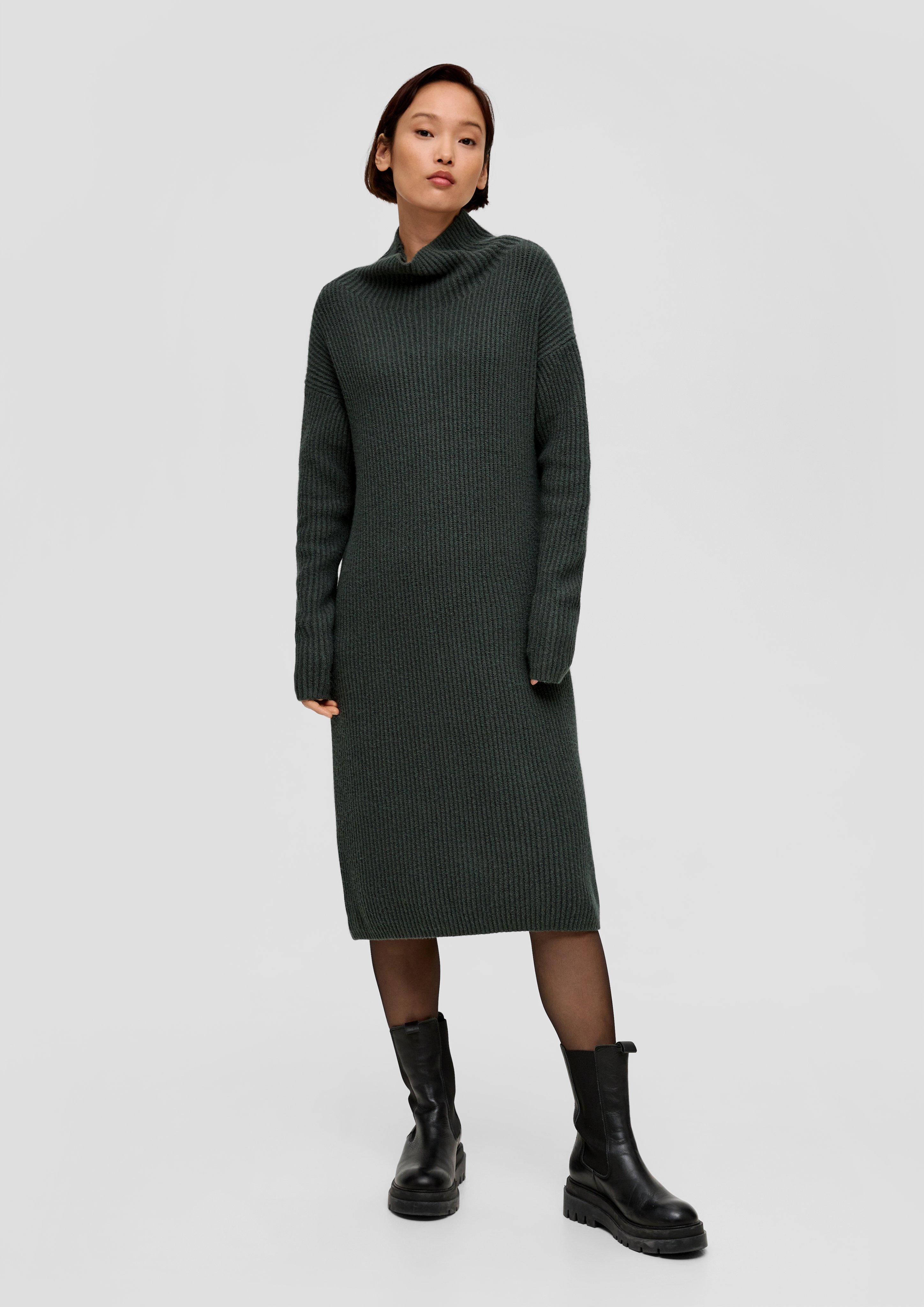 Strickkleid mit Stehkragen  2135279-7909