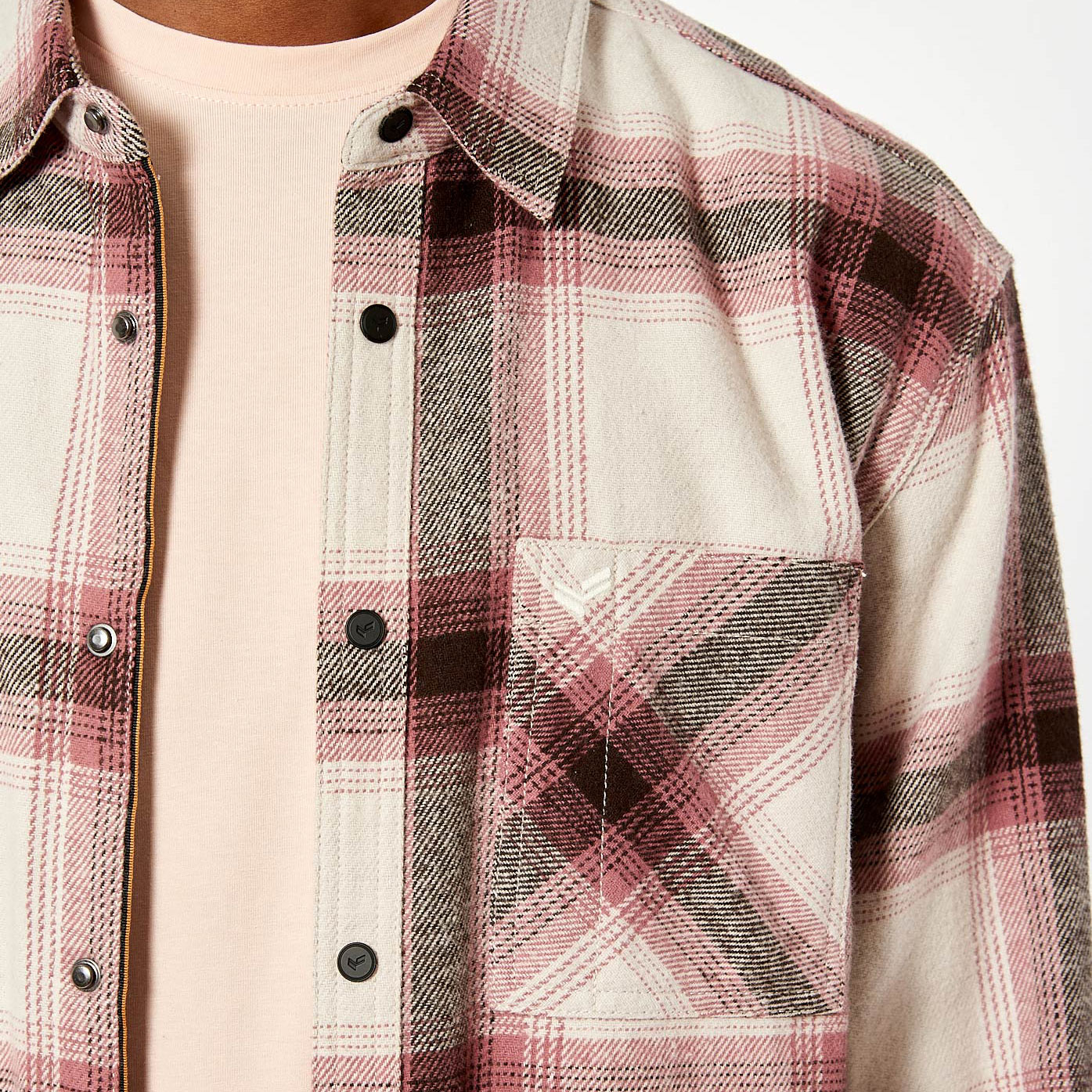 TANGO  Surchemise rose Homme en 100% coton