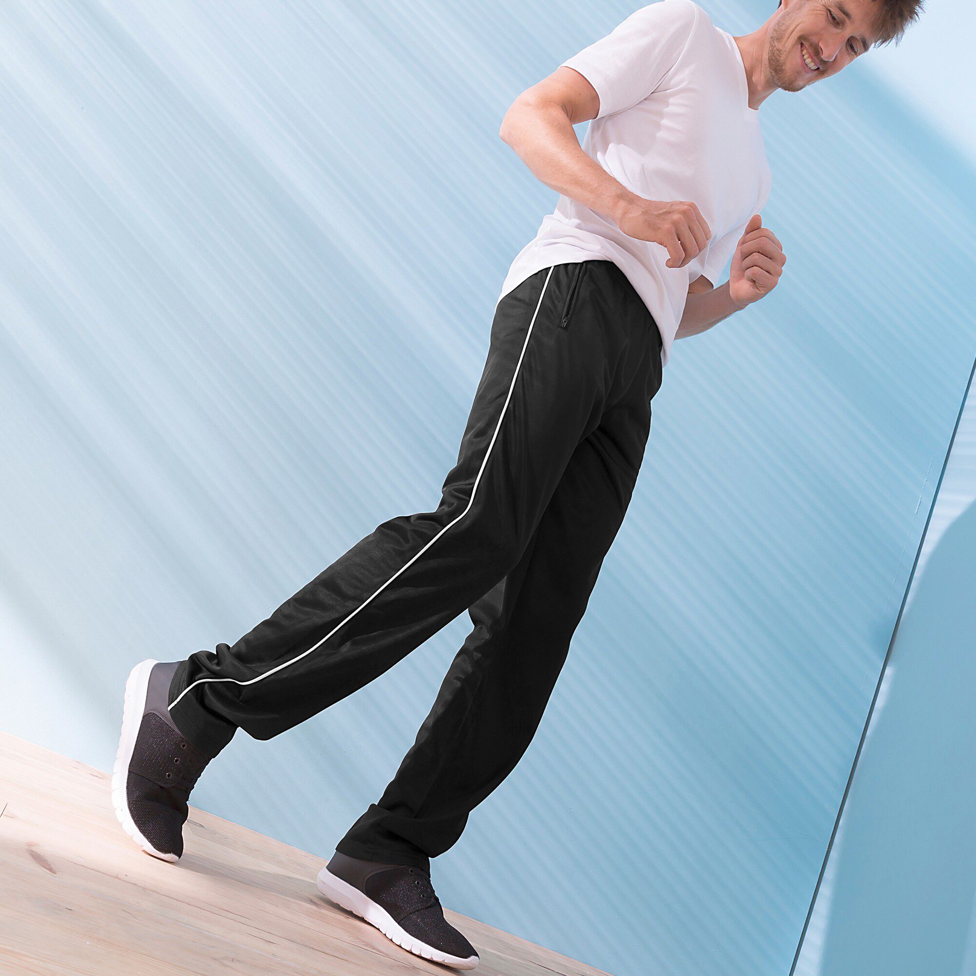 Pantalon sport microfibre intérieur gratté