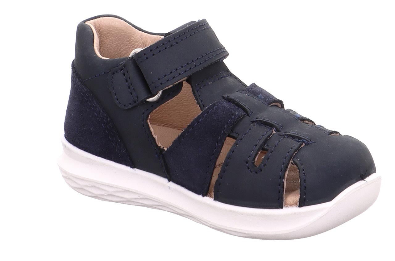BUMBLEBEE - Blau Sandale mit Klettverschluss