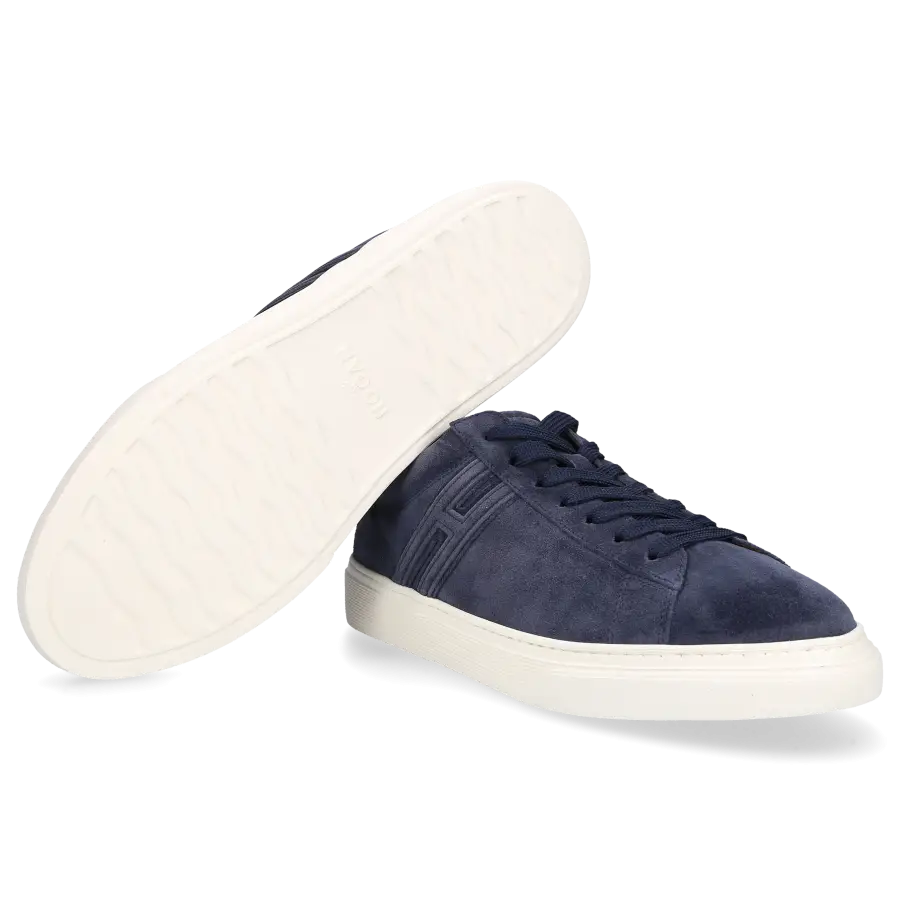 Hogan - Sneaker low H365 Veloursleder - blau