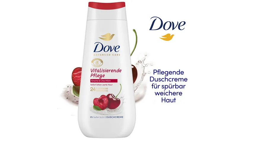 Dove Advanced Care Duschcreme Vitalisierende Pflege 225 ml