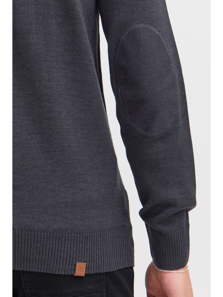 BLEND Troyer BHRobin 20704790ME Strickpulli mit hochabschließendem Kragen in Blau günstig kaufen XXL