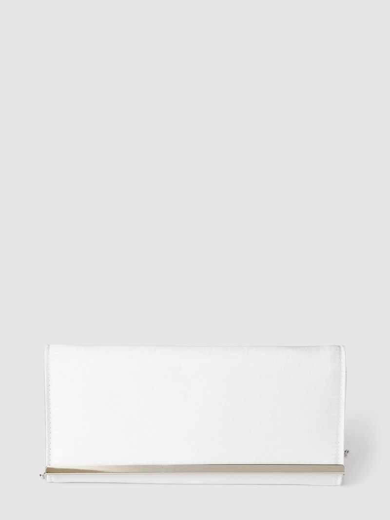 Clutch mit kurzem Schulterriemen in offwhite