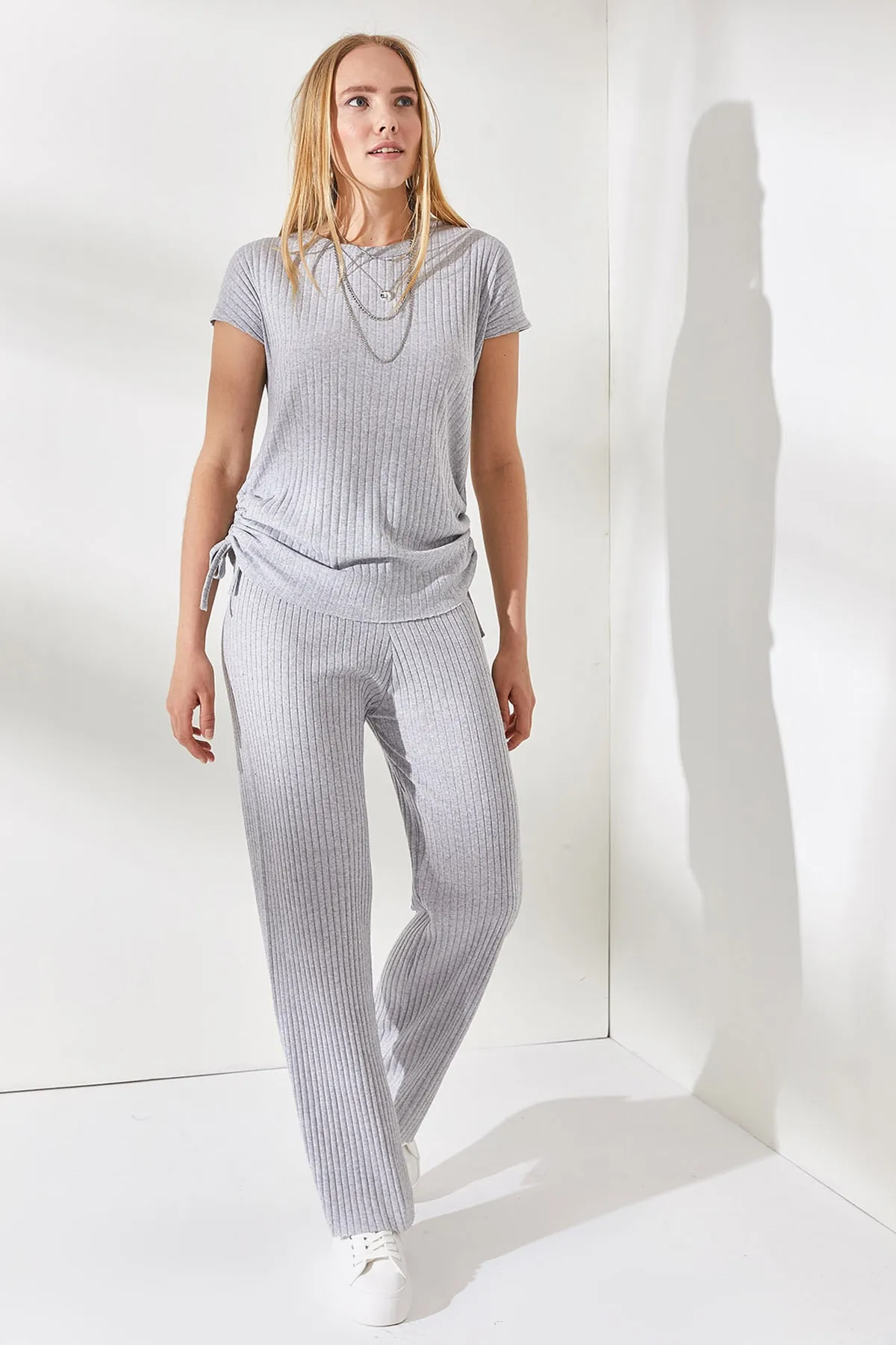 Olalook  Zweiteiler - Grau - Oversized