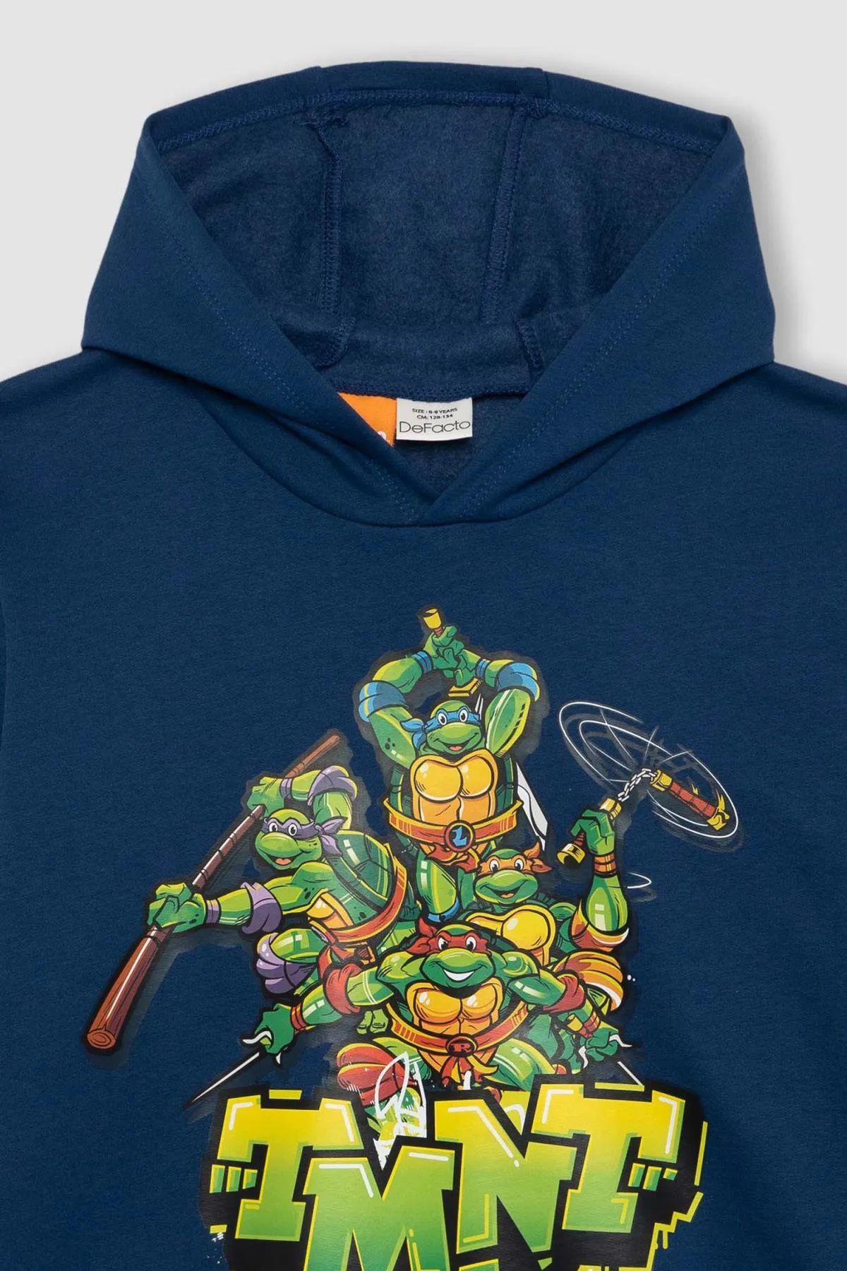 DeFacto  Ninja Turtles-Retro-Kapuzenpullover mit normaler Passform für Jungen
