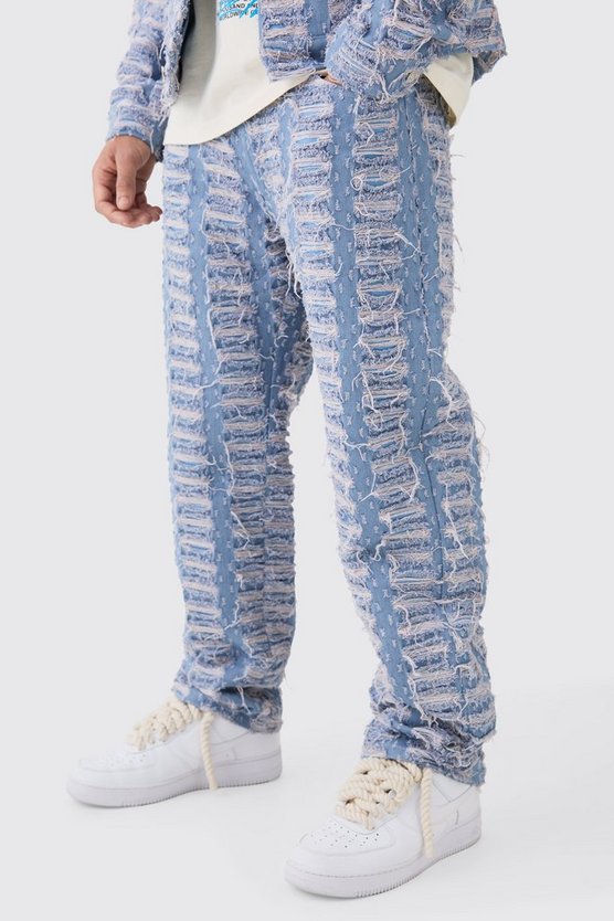 Lockere zerrissene Jeans