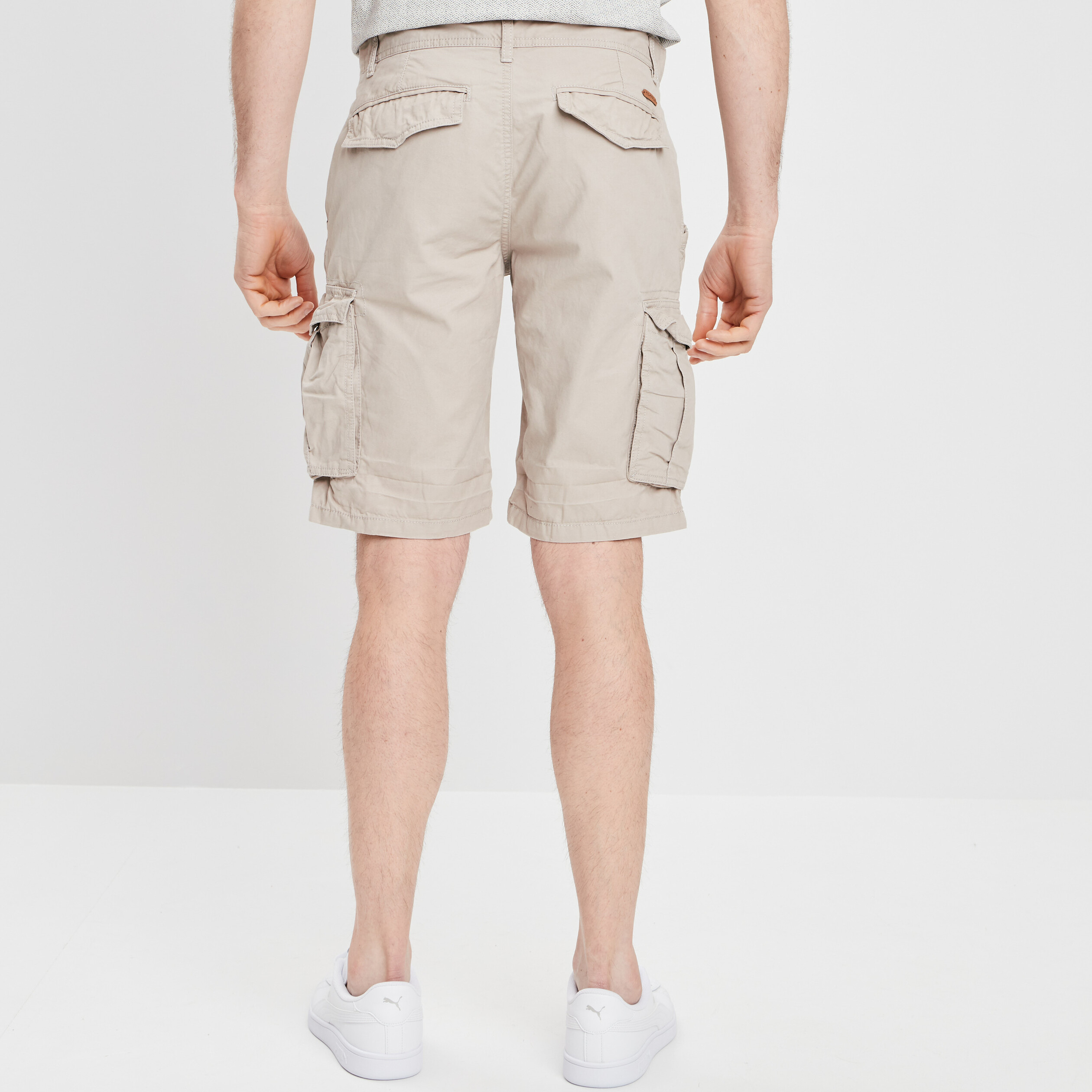 Bermuda cargo Trappeur beige homme | La Halle