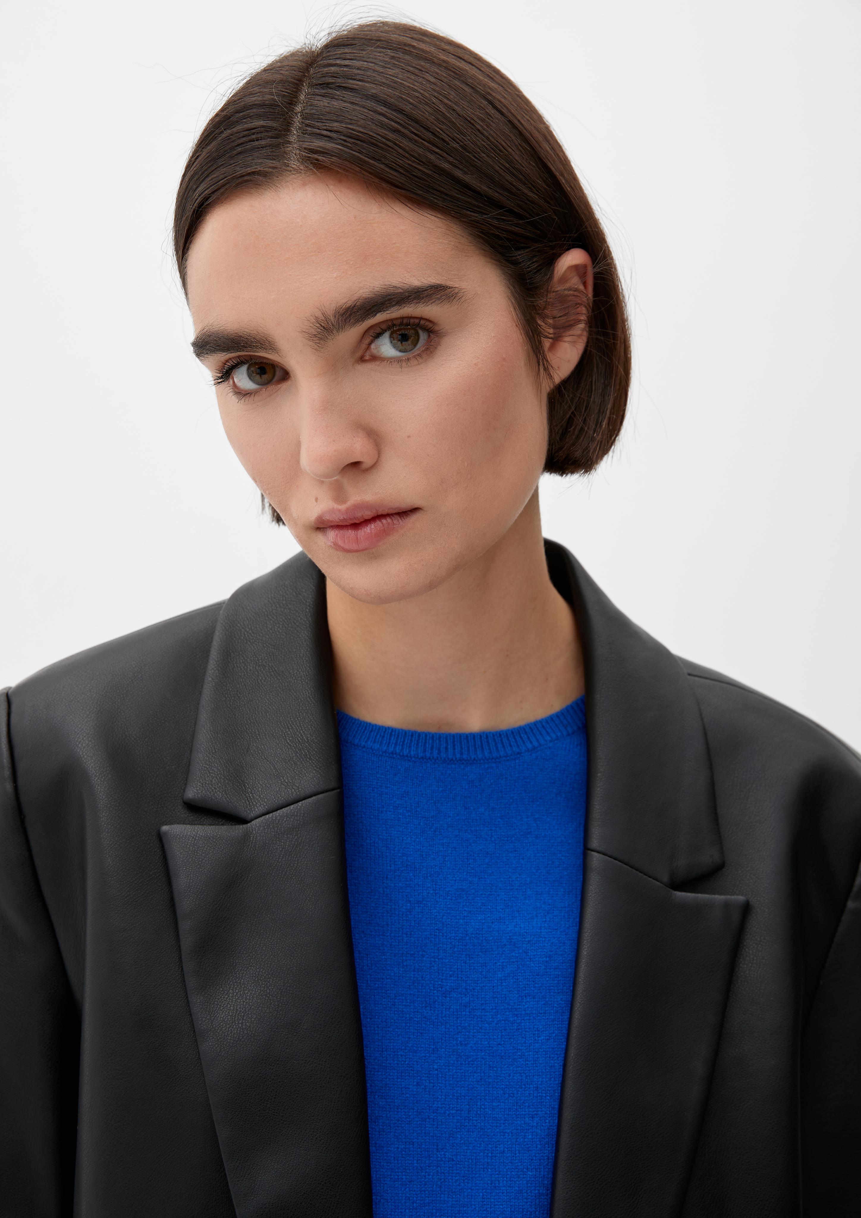 Blazer aus Lederimitat  2124654-9999