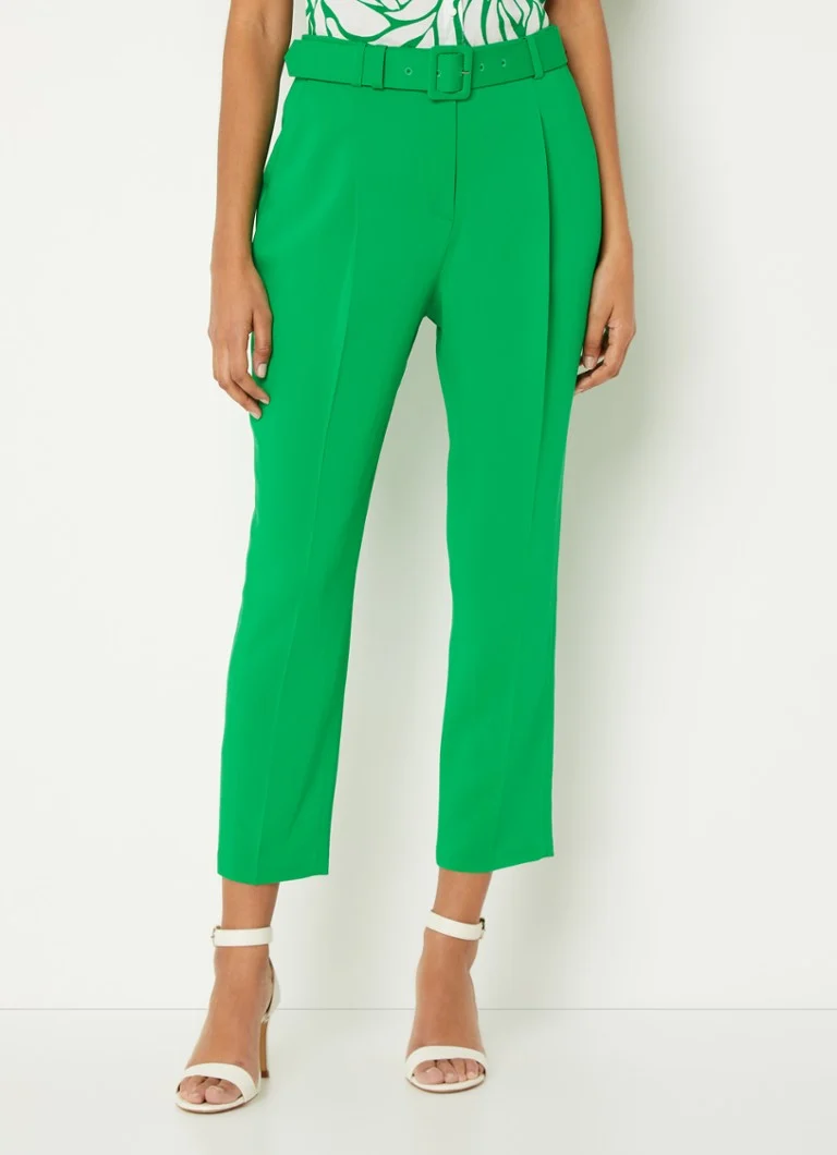 Phase Eight Adria high-waist slim-fit trousers with belt