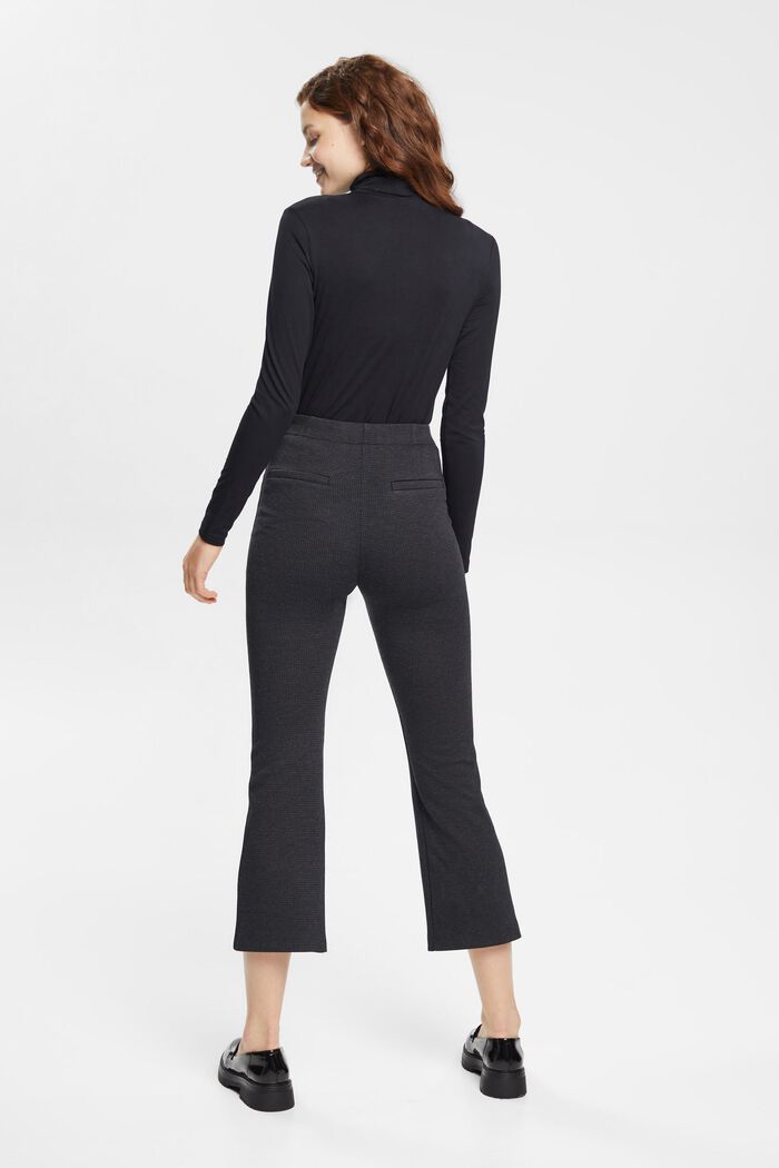 Cropped Hose mit Kick Flare