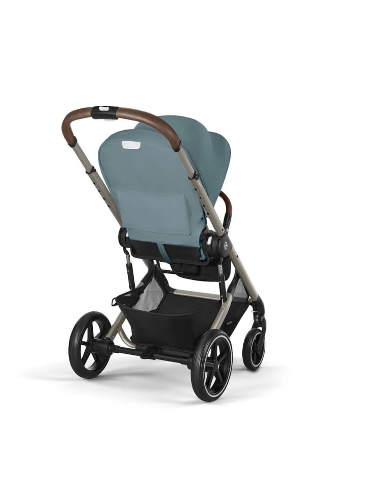 Cybex Cybex Balios S Lux Kinderwagen - Farbe: Stormy Blue / Gestell Taupe günstig kaufen onesize