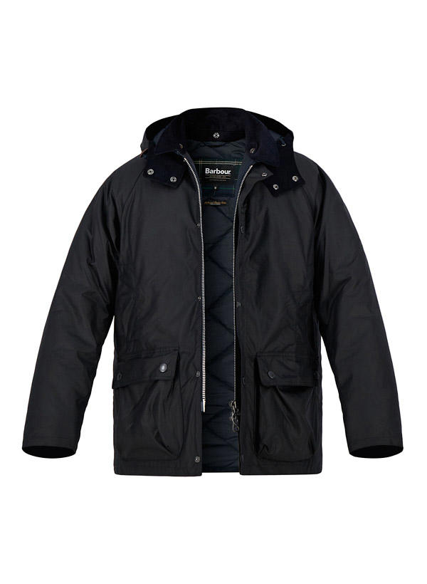 Barbour, Jacke Beaufort, Baumwolle gewachst Steppfutter, navy