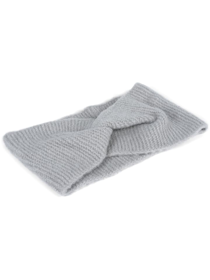 styleBREAKER Feinstrick Stirnband in Grau günstig kaufen onesize