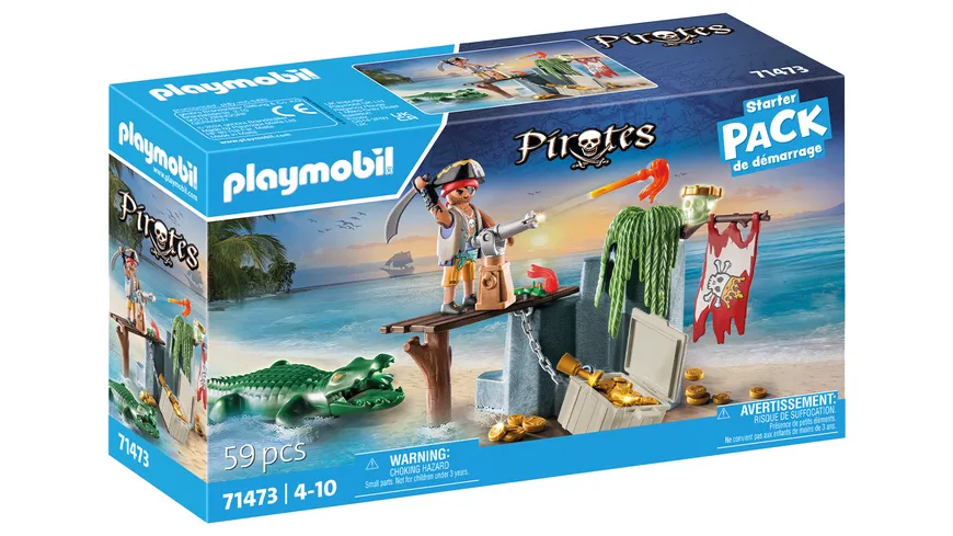 PLAYMOBIL 71473 - Pirates - Pirat mit Alligator