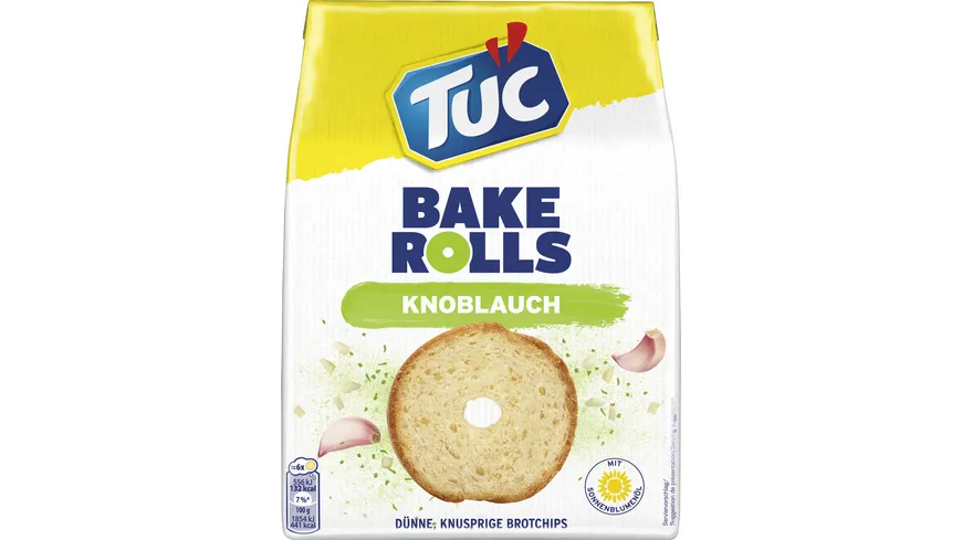 Tuc Bake Rolls mit Knoblauch 150 g