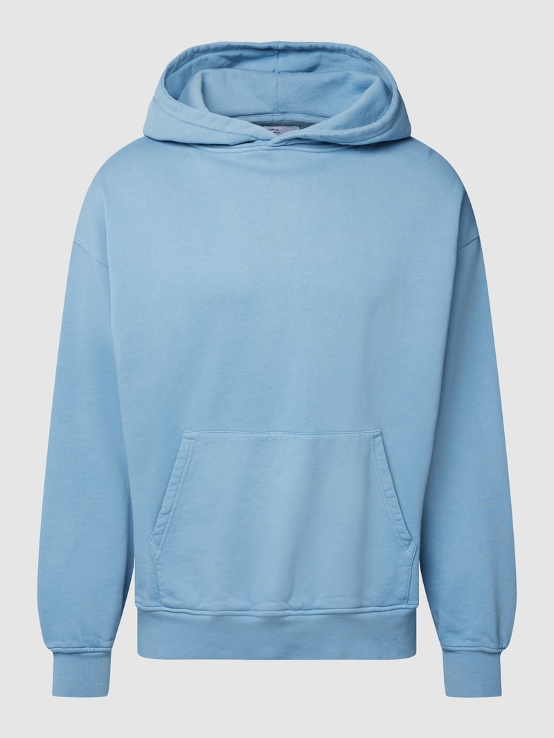 Oversized Hoodie aus Bio-Baumwolle in hellblau