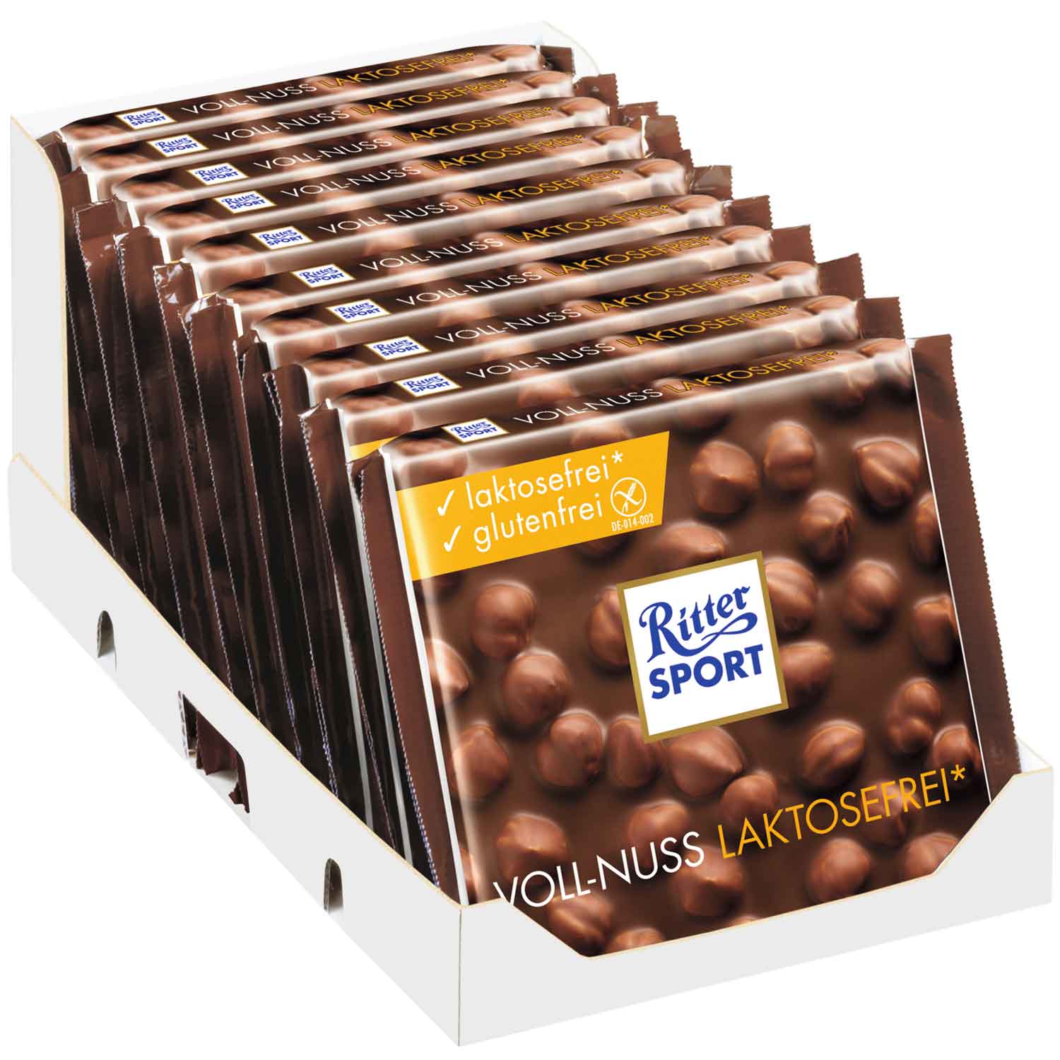 Ritter Sport Voll-Nuss laktosefrei 100g