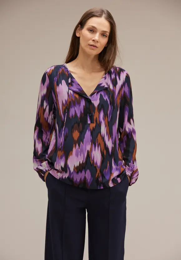 Street One Gemusterte Bluse