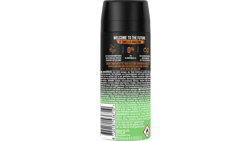 AXE Bodyspray Jungle Fresh 150 ml