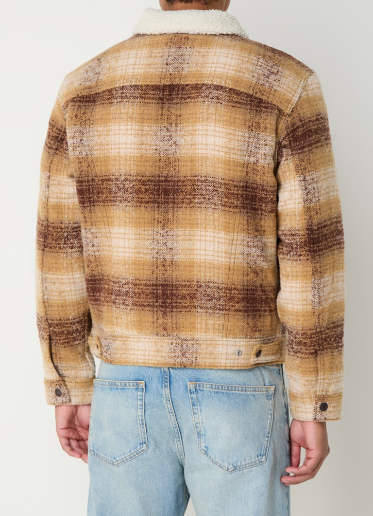 Levi's Type 3 Jacke aus Wollmischung mit Teddyfutter