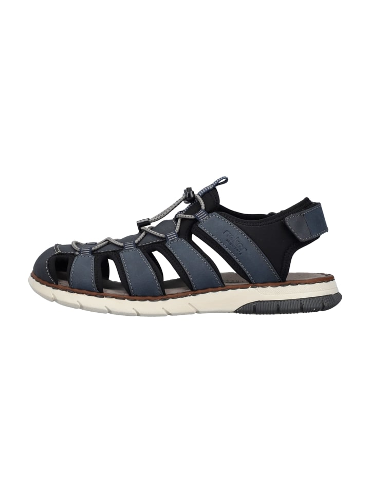 rieker Komfort Sandalen in Blau günstig kaufen