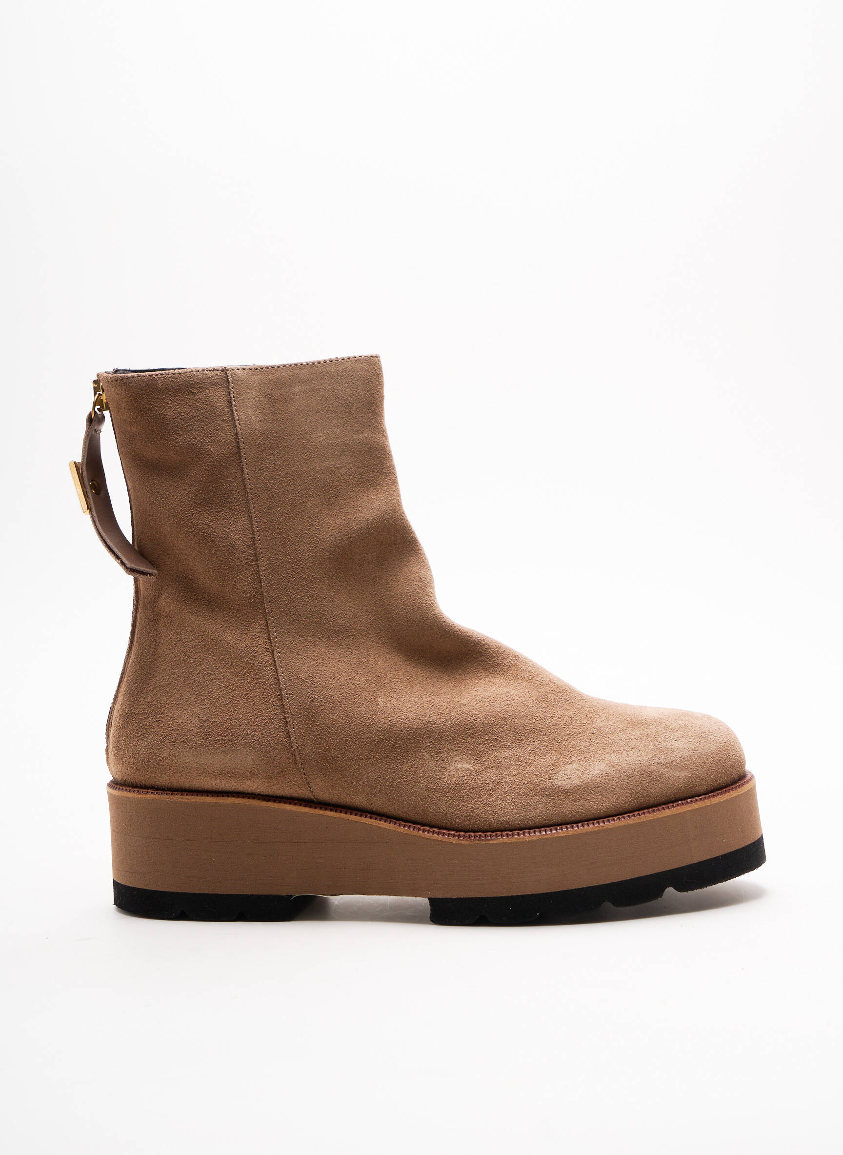 Elysess Bottines Femme couleur beige