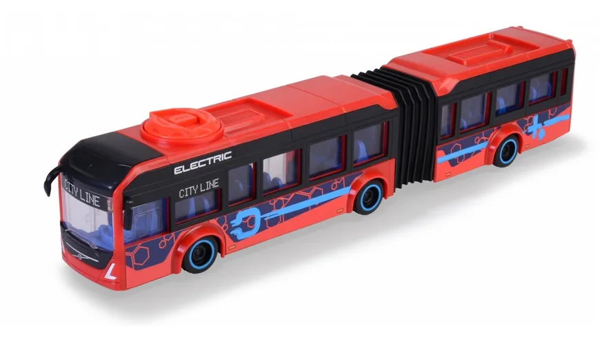 Dickie - Volvo City Bus, Lenkbarer Spielzeugbus