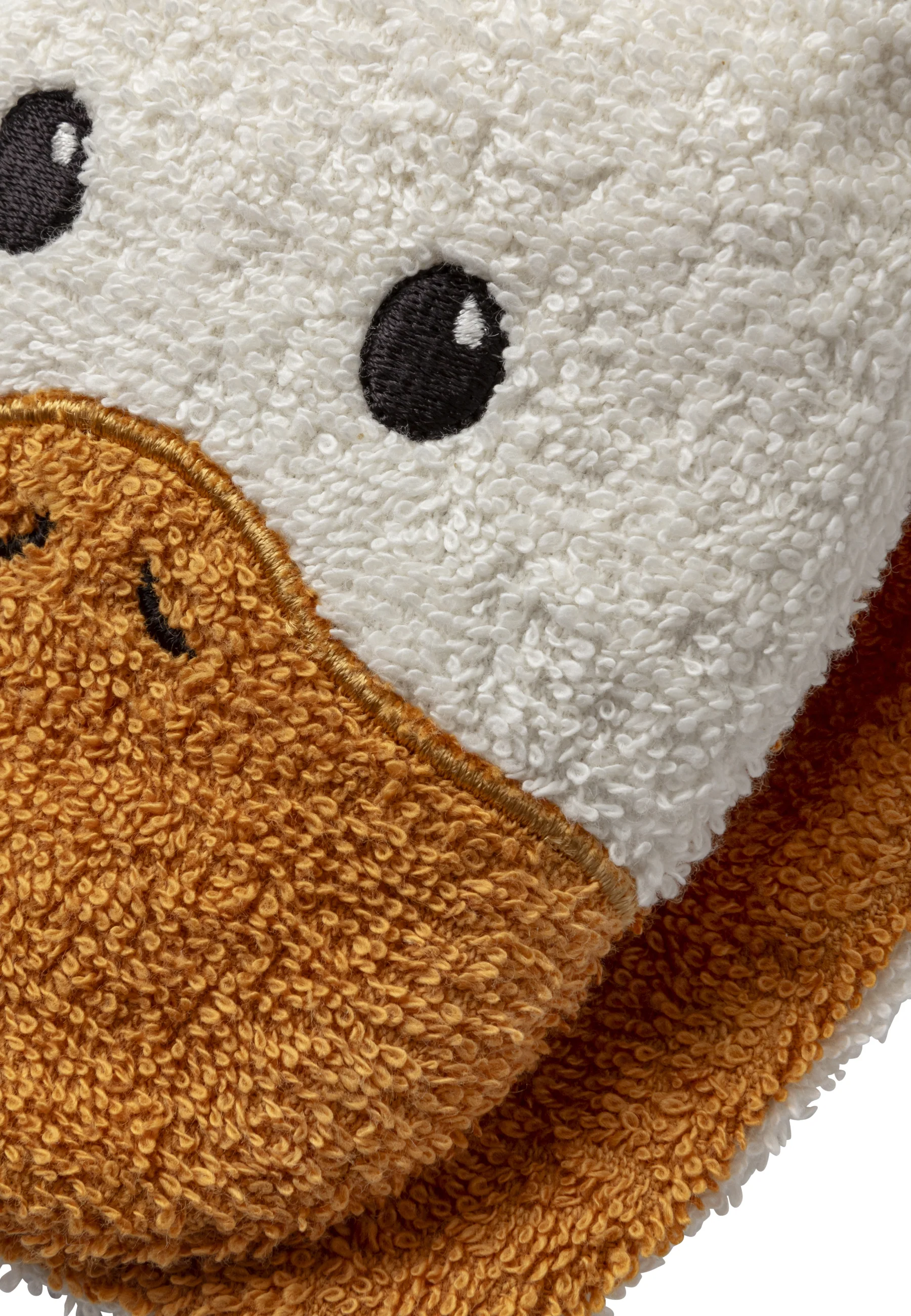 Spiel Waschhandschuh mit Motiv Ente Edda in ecru