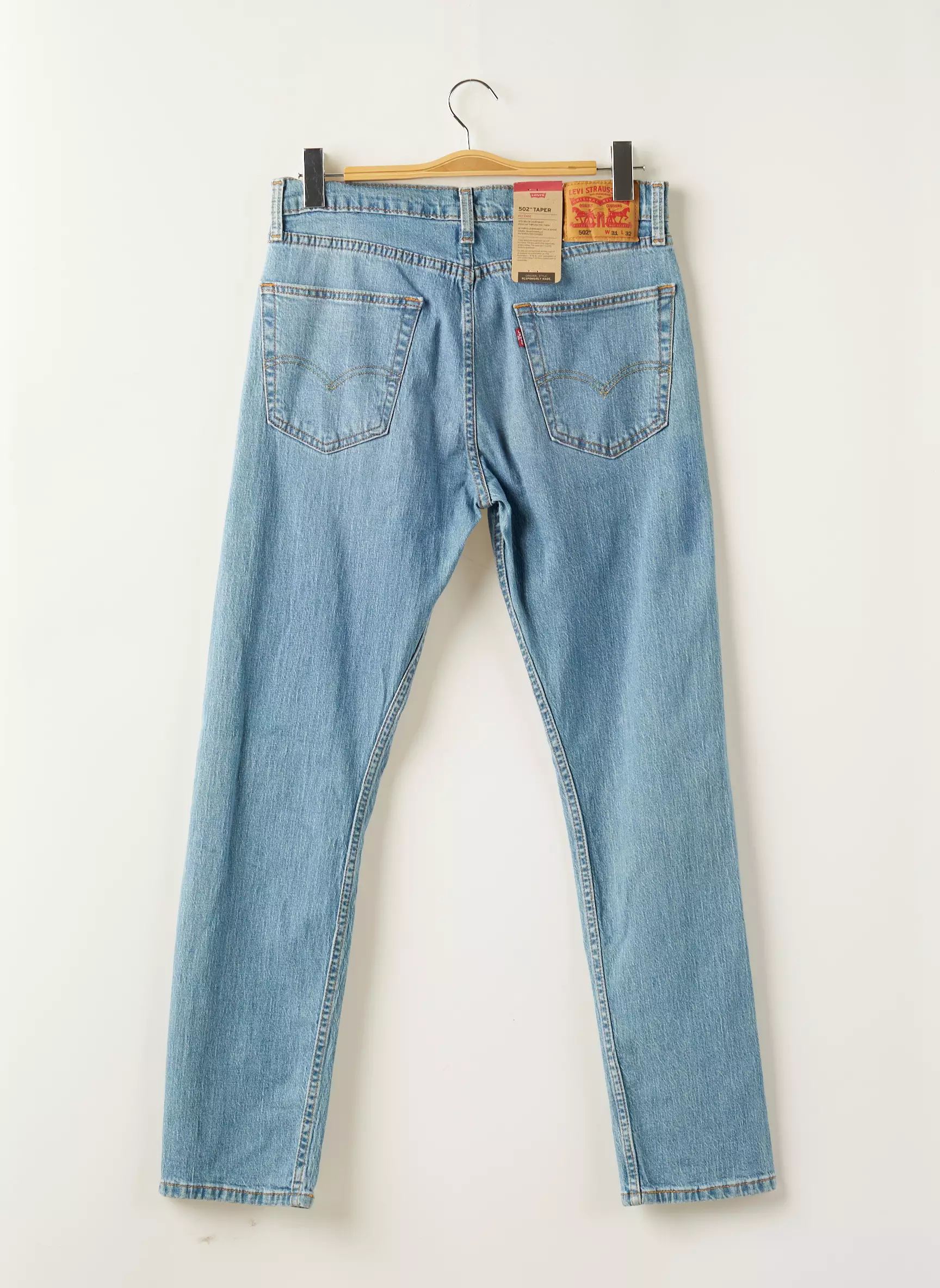 Levis Jeans Coupe Droite Homme couleur bleu