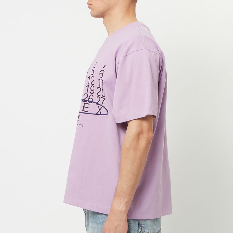 Pleasures Calendar Heavyweight T-Shirt Lavender