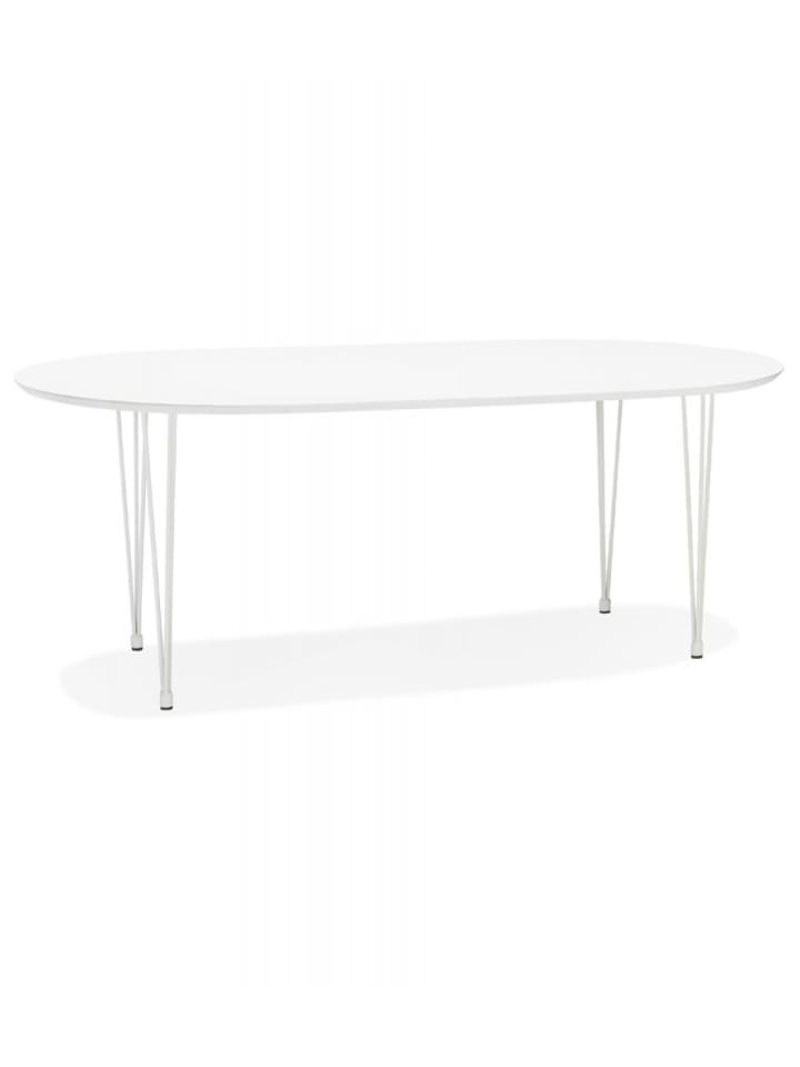 KADIMA DESIGN Esstisch Ausziehbar Holz Metall | Esszimmertisch Weiß Modern günstig kaufen onesize