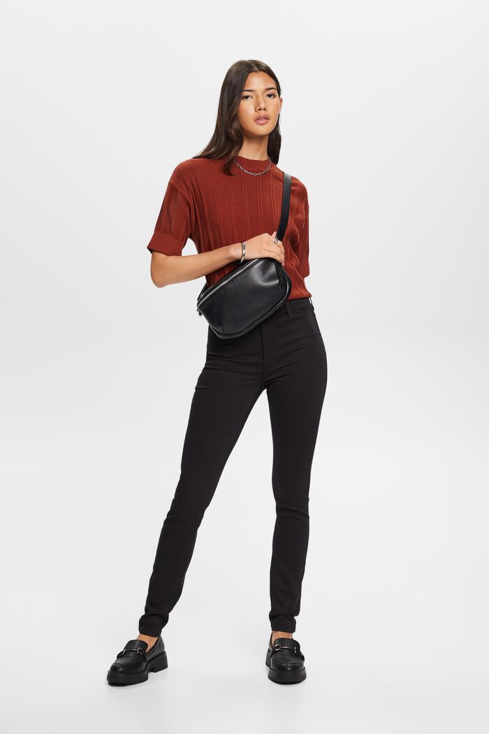 Skinny Jeans mit mittlerer Bundhöhe