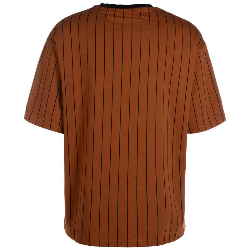 New Era Pinstripe T-Shirt Herren