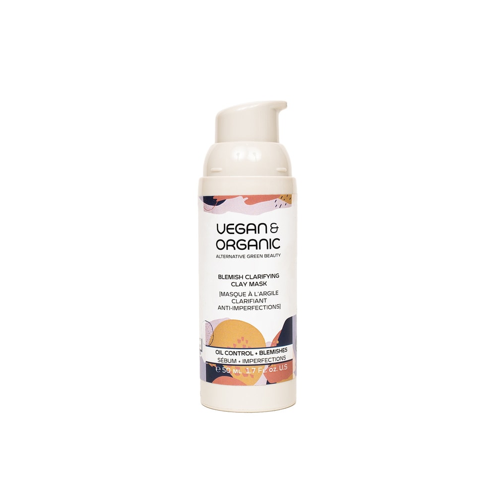 Vegan & Organic PUREVEDA + OXYDE DE ZINC MASQUE À L’ARGILE CLARIFIANT ANTI-IMPERFECTIONS