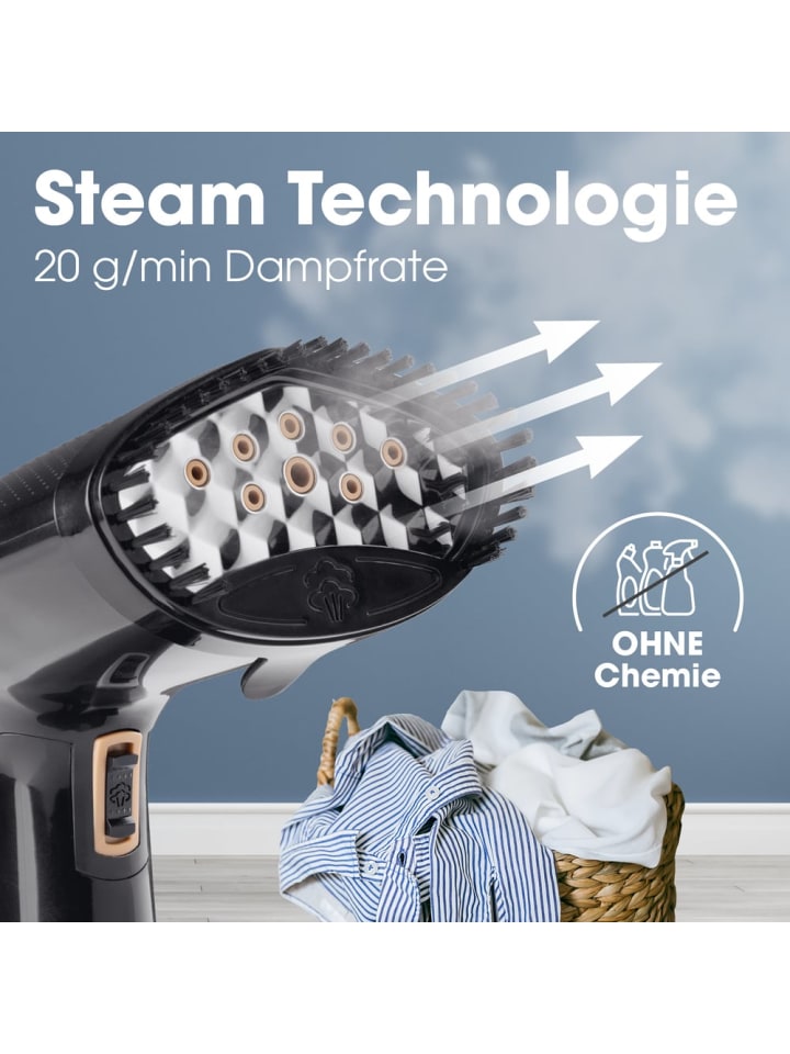 CLEANmaxx CLEANmaxx 2in1-Dampfbürste - Hemden, Blusen & Co. easy auffrischen & entknitter günstig kaufen onesize