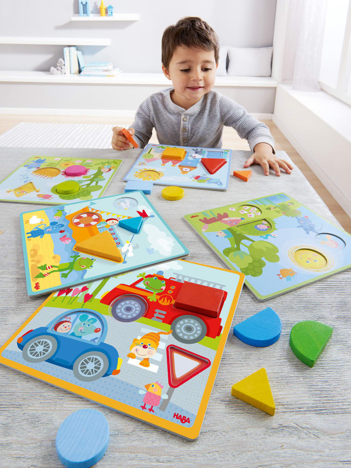 Haba Lernspielzeug Zuordnungsspiel Tierische Abenteuer in mehrfarbig günstig kaufen onesize