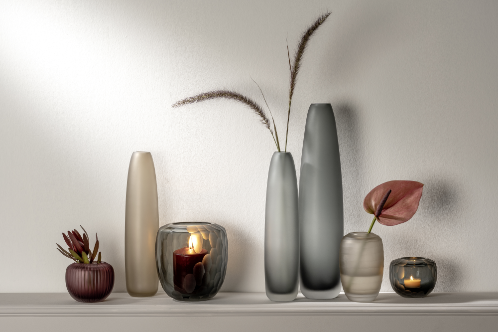 Vase Bellagio grau