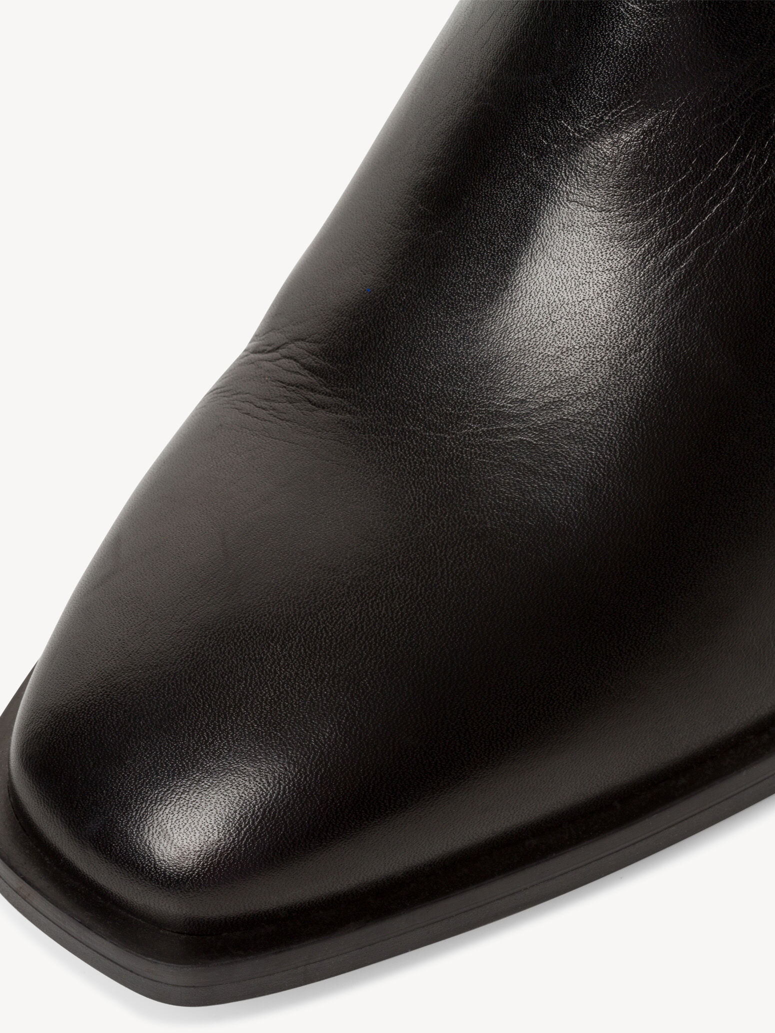 Bottine Chelsea en cuir - noir