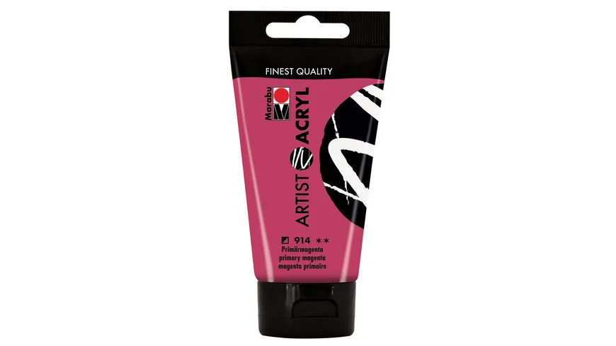 Marabu Artist Acryl, Primärmagenta 914, 75 ml 75 ml