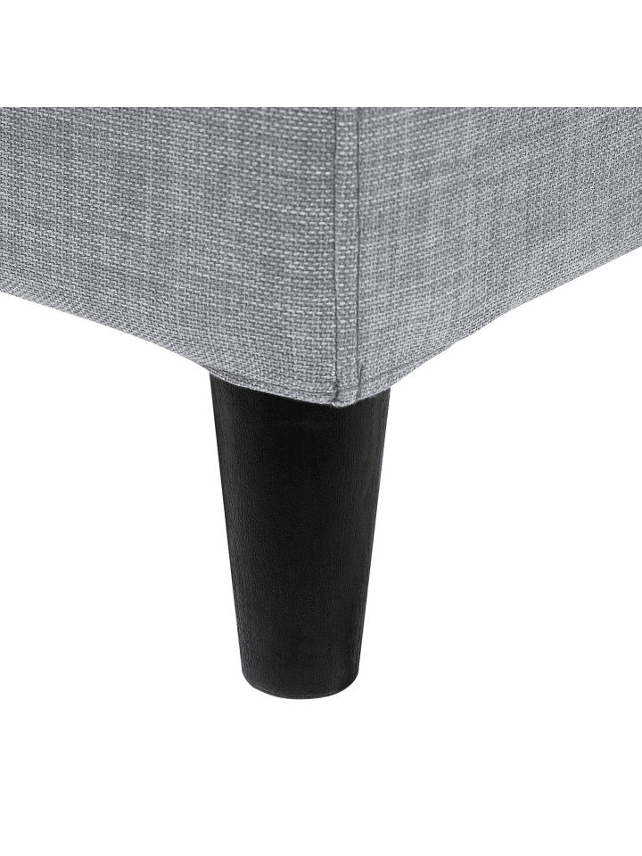 Beliani Doppelbett mit LED FITOU in Grau - (W) 170 x (H) 87 x (L) 214 cm günstig kaufen onesize