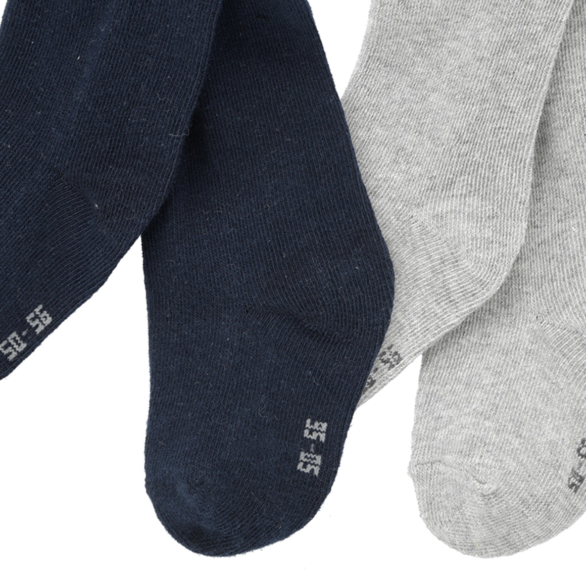 2 Baby Strumpfhosen im Basic-Look