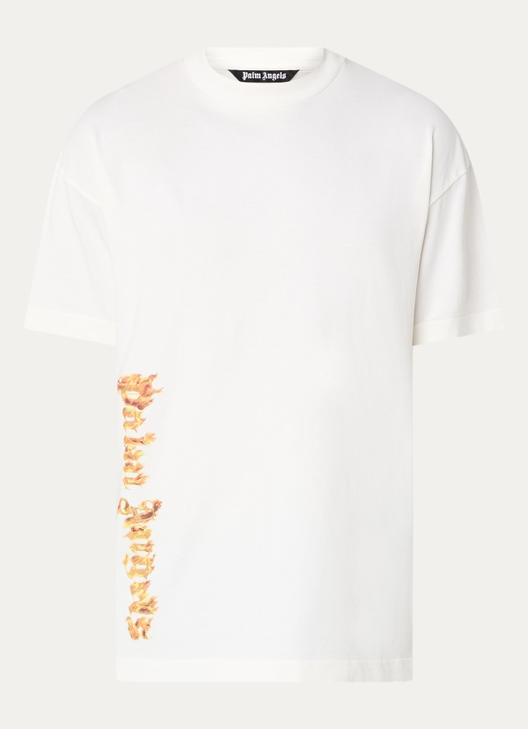 Palm Angels T-shirt with logo and back print