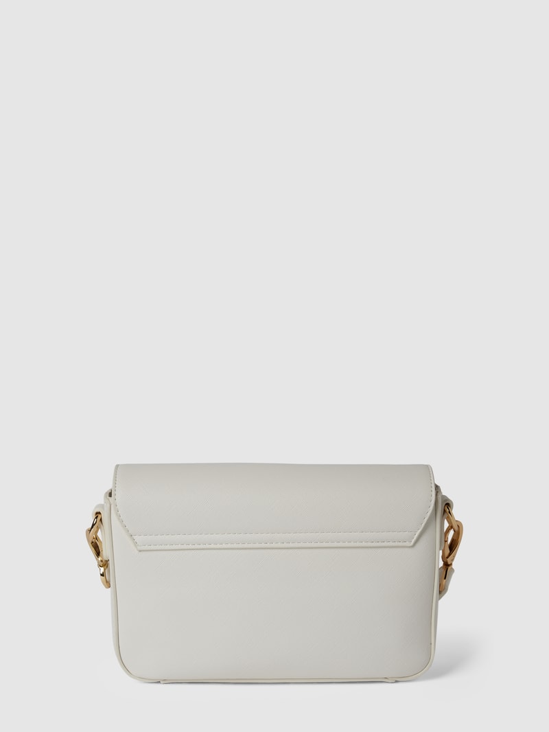 Handtasche mit Label-Detail Modell 'ZERO' in weiß