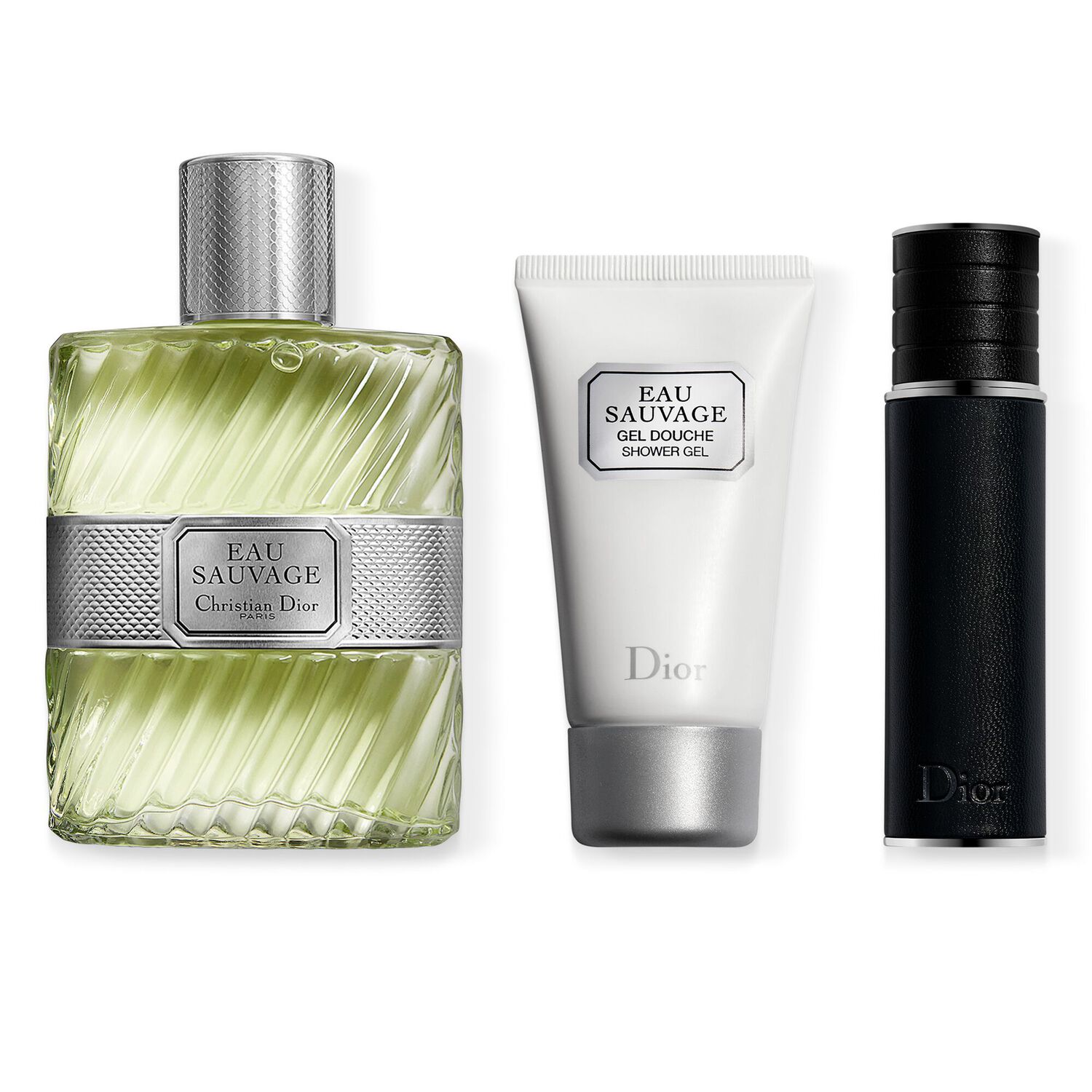 Dior Coffret cadeau Eau Sauvage Eau de toilette, gel douche et vaporisateur de voyage