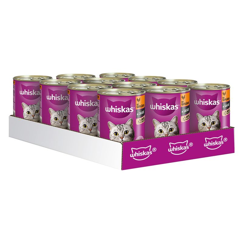 Whiskas 1+ Dose 12 x 400 g zu TOP-Preisen