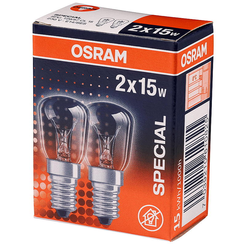 Osram Glødelampe mini 2-pk, 15 W E14 Osram