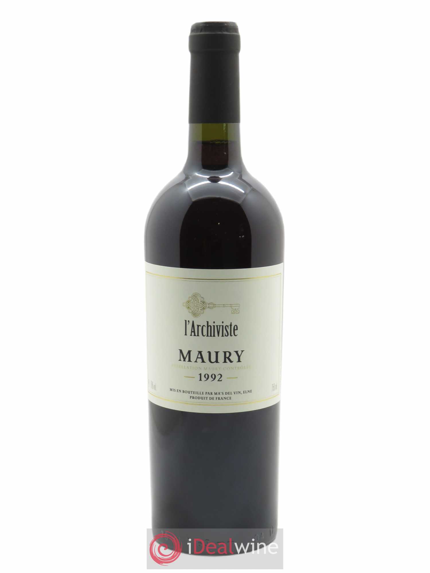 Maury L'Archiviste  1992 - Lot de 1 Bouteille