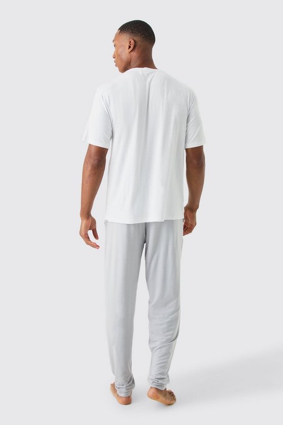 Premium Loungewear T-Shirt mit Detail