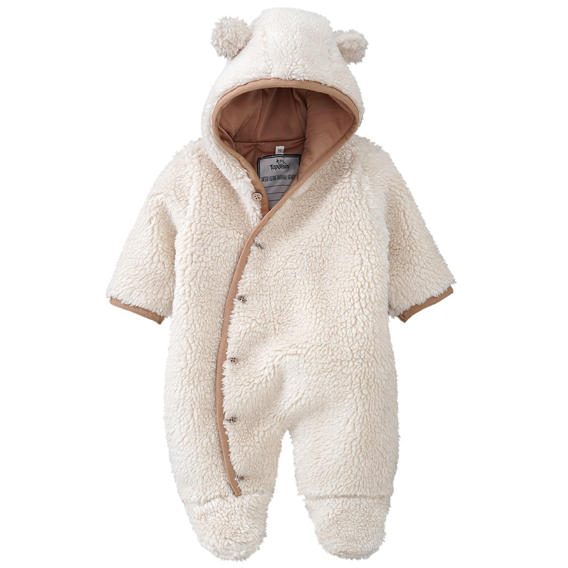 Newborn Kuscheloverall mit Knöpfung